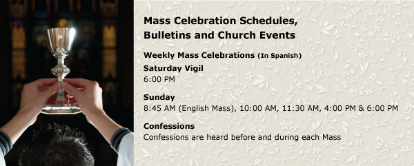 schedule of mass